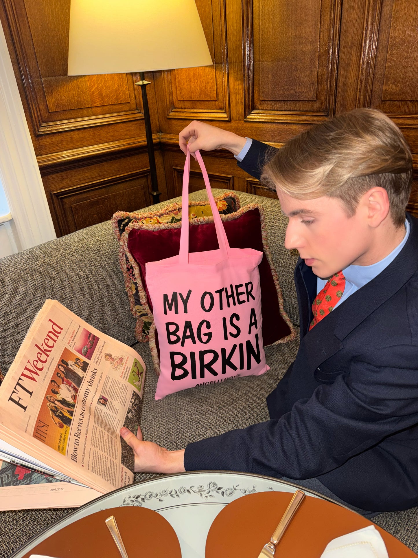 VALENTINES DAY: Classic Tote in Valentines Pink